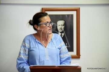 Debate entre los dos candidatos de primarias del PSOE de Telde (Foto Antonio Alí)